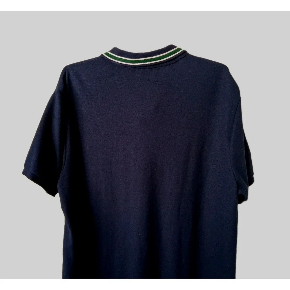 Polo Ralph Lauren Wimbledon Polo Men's Size XL Navy Big Pony Tennis Patch 2012